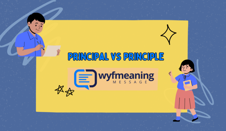Principal vs Principle