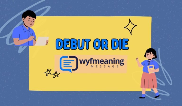 Debut or Die: What’s the Difference?