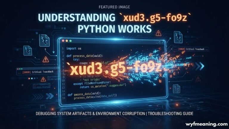 about xud3.g5-fo9z python works